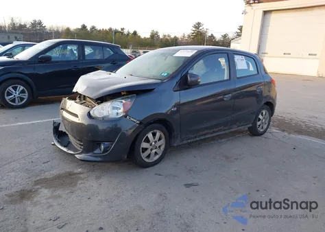 2015 Mitsubishi Mirage Es z USA, uszkodzony, nr VIN ML32A4HJ0FH009806